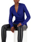 International Concepts Womens Ribbed Surplice Pullover Sweater
